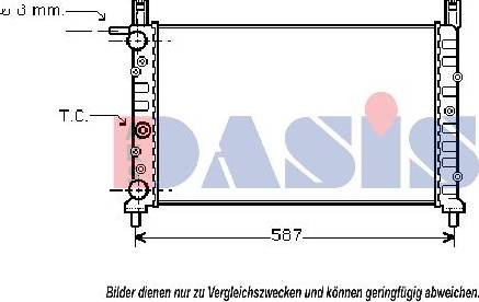 AKS Dasis 080006N - Radiators, Motora dzesēšanas sistēma ps1.lv