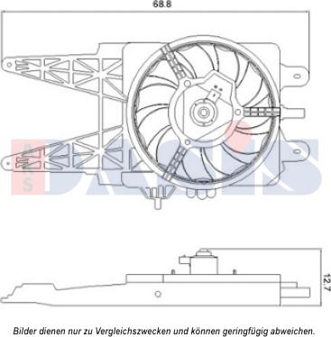 AKS Dasis 088068N - Ventilators, Motora dzesēšanas sistēma ps1.lv