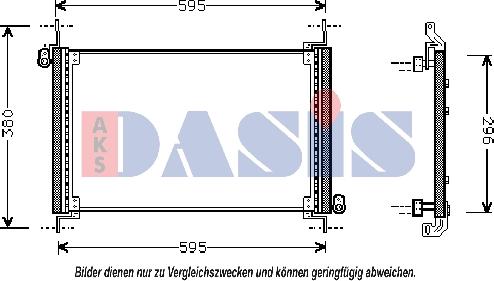 AKS Dasis 082380N - Kondensators, Gaisa kond. sistēma ps1.lv