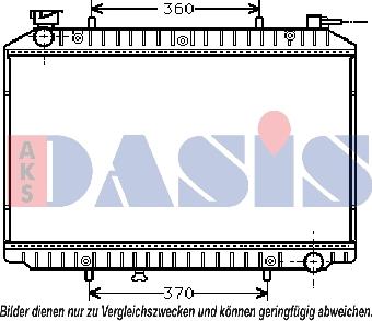 AKS Dasis 070250N - Radiators, Motora dzesēšanas sistēma ps1.lv