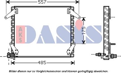 AKS Dasis 072230N - Kondensators, Gaisa kond. sistēma ps1.lv