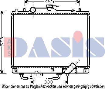 AKS Dasis 140012N - Radiators, Motora dzesēšanas sistēma ps1.lv