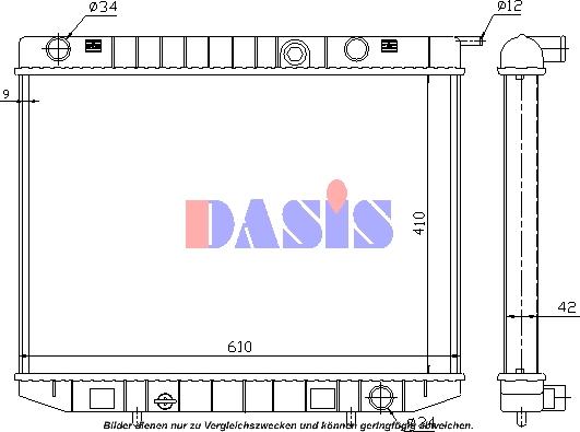 AKS Dasis 150006N - Radiators, Motora dzesēšanas sistēma ps1.lv