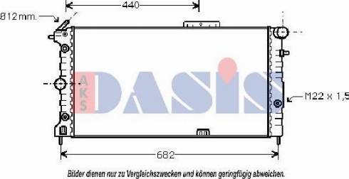 AKS Dasis 150031N - Radiators, Motora dzesēšanas sistēma ps1.lv