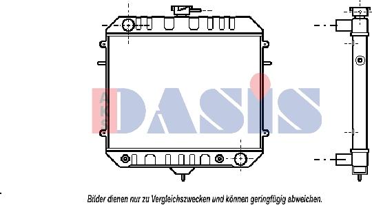 AKS Dasis 150038N - Radiators, Motora dzesēšanas sistēma ps1.lv