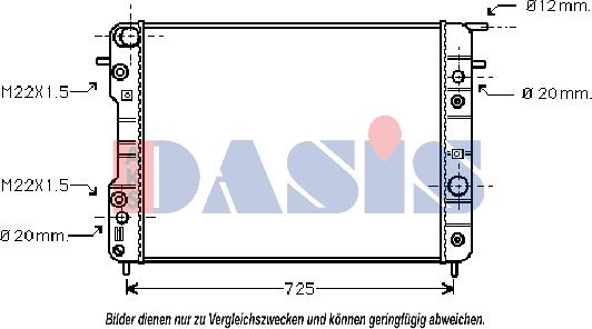 AKS Dasis 151210N - Radiators, Motora dzesēšanas sistēma ps1.lv