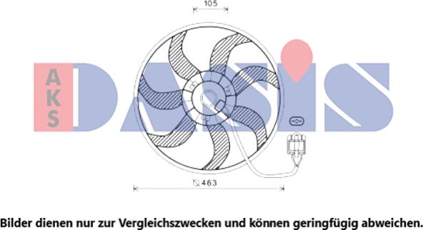 AKS Dasis 158139N - Ventilators, Motora dzesēšanas sistēma ps1.lv