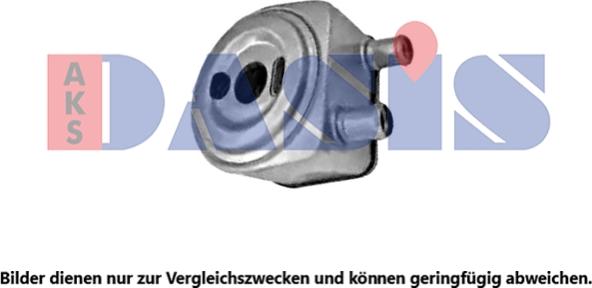 AKS Dasis 166061N - Eļļas radiators, Motoreļļa ps1.lv