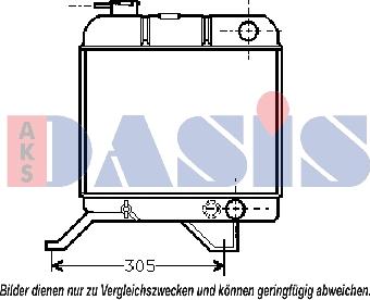 AKS Dasis 160470N - Radiators, Motora dzesēšanas sistēma ps1.lv