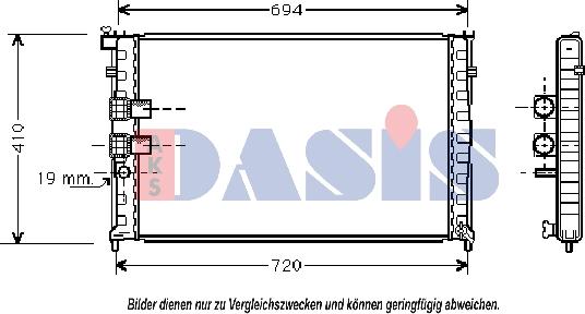 AKS Dasis 160520N - Radiators, Motora dzesēšanas sistēma ps1.lv