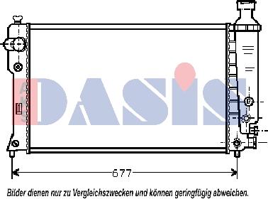 AKS Dasis 160068N - Radiators, Motora dzesēšanas sistēma ps1.lv