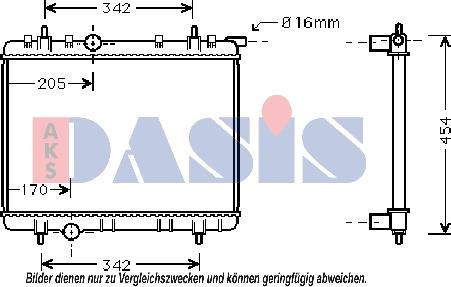 AKS Dasis 160104N - Radiators, Motora dzesēšanas sistēma ps1.lv