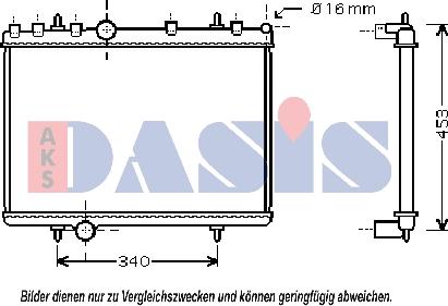 AKS Dasis 160105N - Radiators, Motora dzesēšanas sistēma ps1.lv