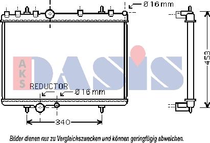 AKS Dasis 160106N - Radiators, Motora dzesēšanas sistēma ps1.lv