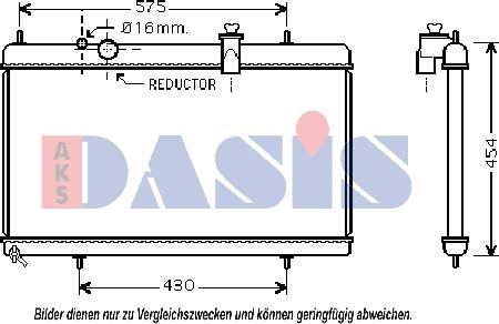 AKS Dasis 160102N - Radiators, Motora dzesēšanas sistēma ps1.lv