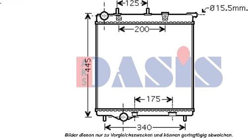 AKS Dasis 160114N - Radiators, Motora dzesēšanas sistēma ps1.lv