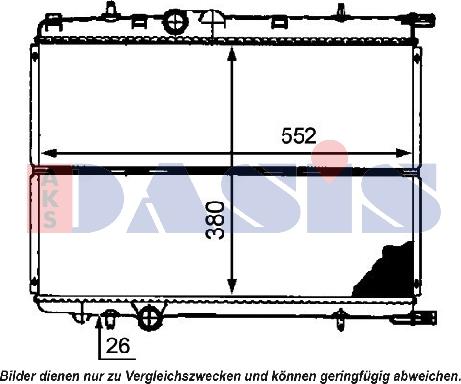 AKS Dasis 160118N - Radiators, Motora dzesēšanas sistēma ps1.lv