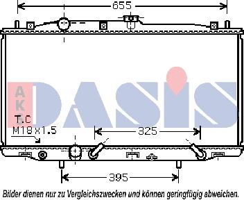 AKS Dasis 100042N - Radiators, Motora dzesēšanas sistēma ps1.lv