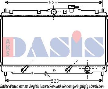 AKS Dasis 100013N - Radiators, Motora dzesēšanas sistēma ps1.lv