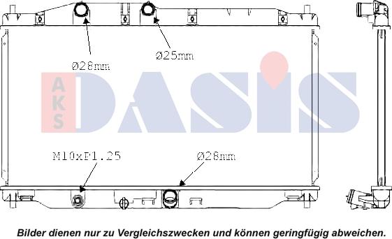 AKS Dasis 100083N - Radiators, Motora dzesēšanas sistēma ps1.lv