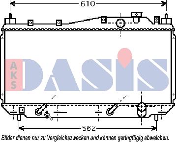 AKS Dasis 100025N - Radiators, Motora dzesēšanas sistēma ps1.lv