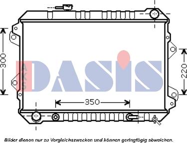 AKS Dasis 110049N - Radiators, Motora dzesēšanas sistēma ps1.lv