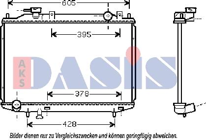 AKS Dasis 110051N - Radiators, Motora dzesēšanas sistēma ps1.lv