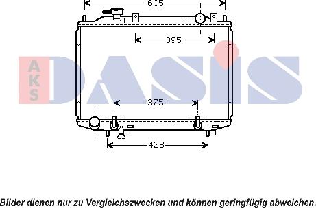 AKS Dasis 110058N - Radiators, Motora dzesēšanas sistēma ps1.lv