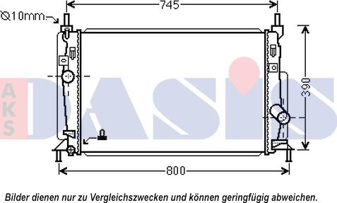 AKS Dasis 110077N - Radiators, Motora dzesēšanas sistēma ps1.lv