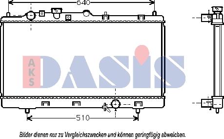 AKS Dasis 111230N - Radiators, Motora dzesēšanas sistēma ps1.lv