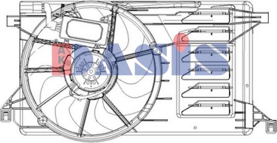 AKS Dasis 118086N - Ventilators, Motora dzesēšanas sistēma ps1.lv