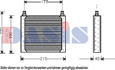 AKS Dasis 186100N - Eļļas radiators, Motoreļļa ps1.lv