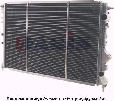 AKS Dasis 180980N - Radiators, Motora dzesēšanas sistēma ps1.lv