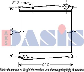 AKS Dasis 180045N - Radiators, Motora dzesēšanas sistēma ps1.lv