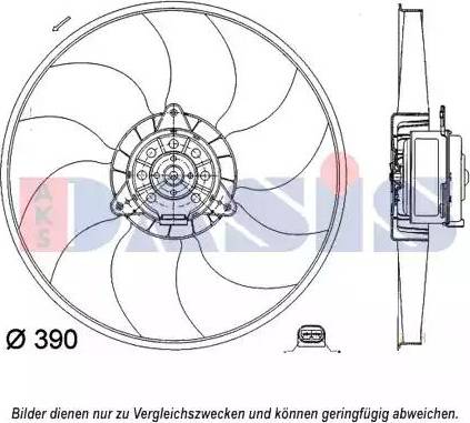 AKS Dasis 188059N - Ventilators, Motora dzesēšanas sistēma ps1.lv