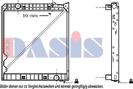 AKS Dasis 134970N - Radiators, Motora dzesēšanas sistēma ps1.lv