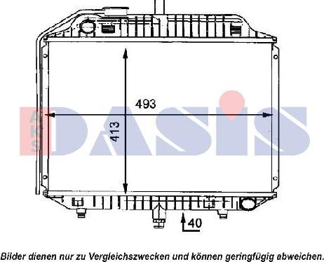 AKS Dasis 134002N - Radiators, Motora dzesēšanas sistēma ps1.lv