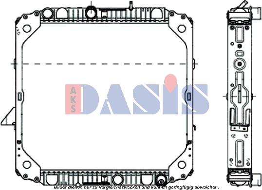 AKS Dasis 131810N - Radiators, Motora dzesēšanas sistēma ps1.lv