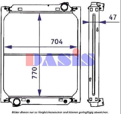 AKS Dasis 132390N - Radiators, Motora dzesēšanas sistēma ps1.lv