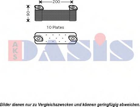 AKS Dasis 126004N - Eļļas radiators, Motoreļļa ps1.lv