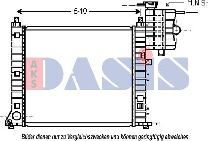 AKS Dasis 120082N - Radiators, Motora dzesēšanas sistēma ps1.lv