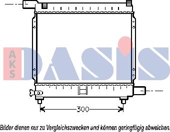 AKS Dasis 120390N - Radiators, Motora dzesēšanas sistēma ps1.lv