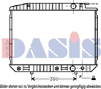 AKS Dasis 120380N - Radiators, Motora dzesēšanas sistēma ps1.lv