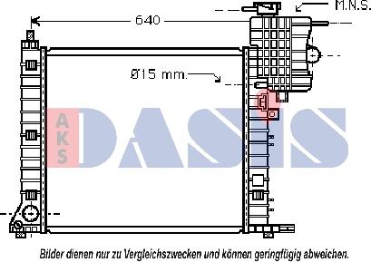 AKS Dasis 121950N - Radiators, Motora dzesēšanas sistēma ps1.lv