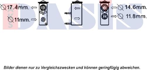 AKS Dasis 840184N - Izplešanās vārsts, Gaisa kond. sistēma ps1.lv