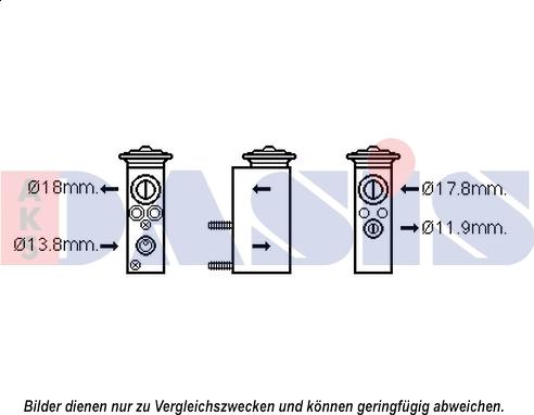 AKS Dasis 840207N - Izplešanās vārsts, Gaisa kond. sistēma ps1.lv