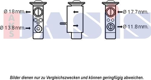 AKS Dasis 840228N - Izplešanās vārsts, Gaisa kond. sistēma ps1.lv