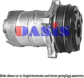 AKS Dasis 850664N - Kompresors, Gaisa kond. sistēma ps1.lv