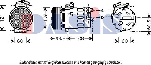 AKS Dasis 851861N - Kompresors, Gaisa kond. sistēma ps1.lv