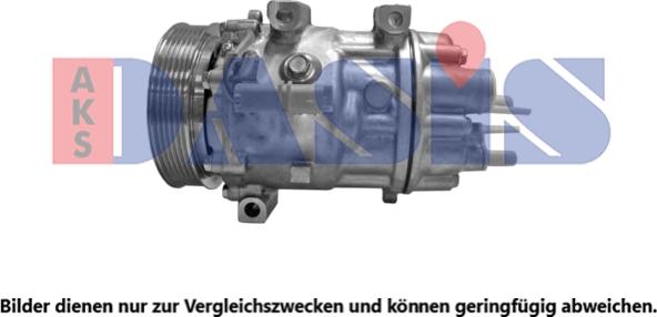 AKS Dasis 851814N - Kompresors, Gaisa kond. sistēma ps1.lv